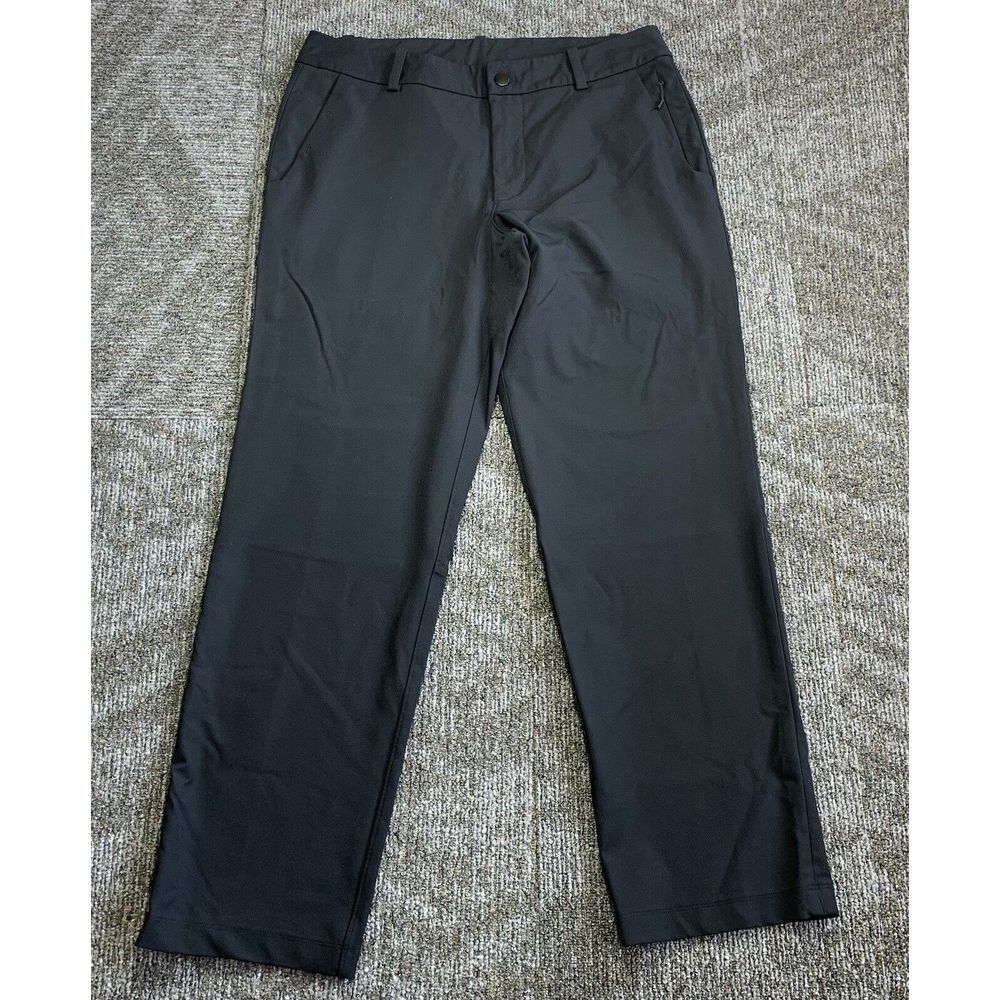 Lululemon ABC Pants Mens 36 Black Golf Activewear Stretch Casual Fit Outdoor